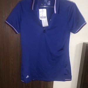 Adidas Golf Polo Blue - Small - NEW with tags
